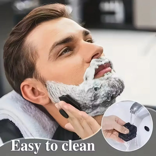 Silicone brush flexible bristles
