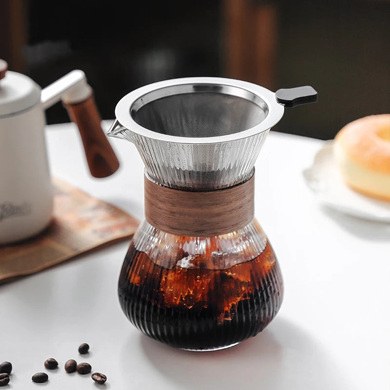 Pour-over coffee maker kit