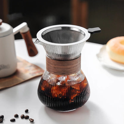 Pour-over coffee maker kit