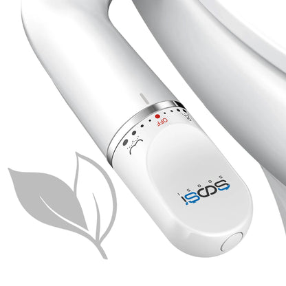 Bidet toilet seat attachment