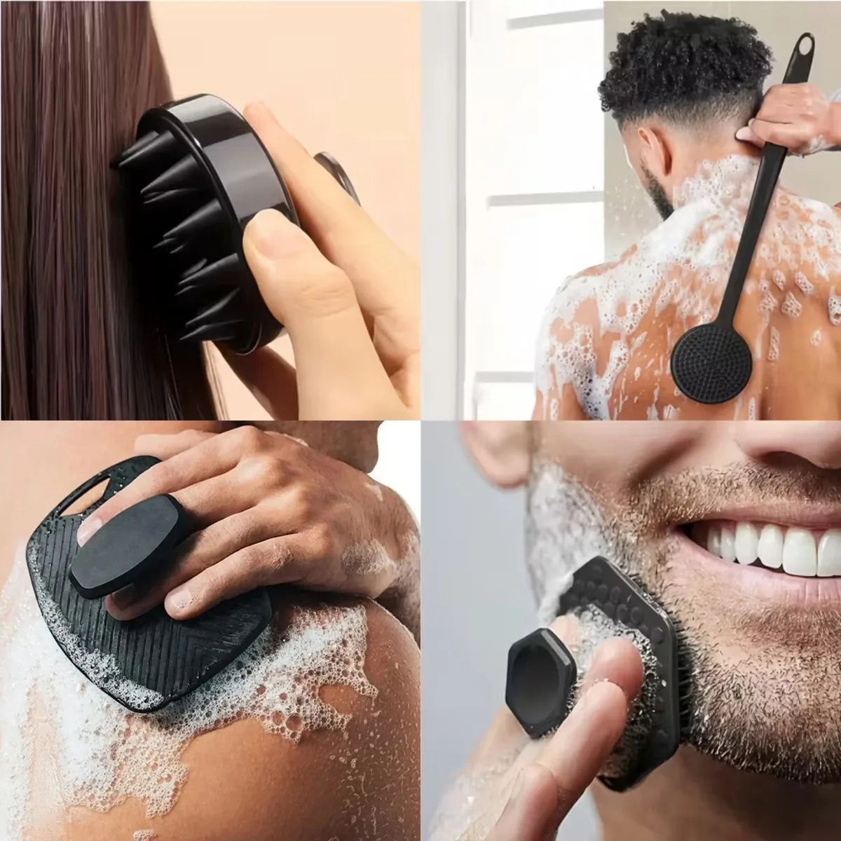 Toilet brush wall mount