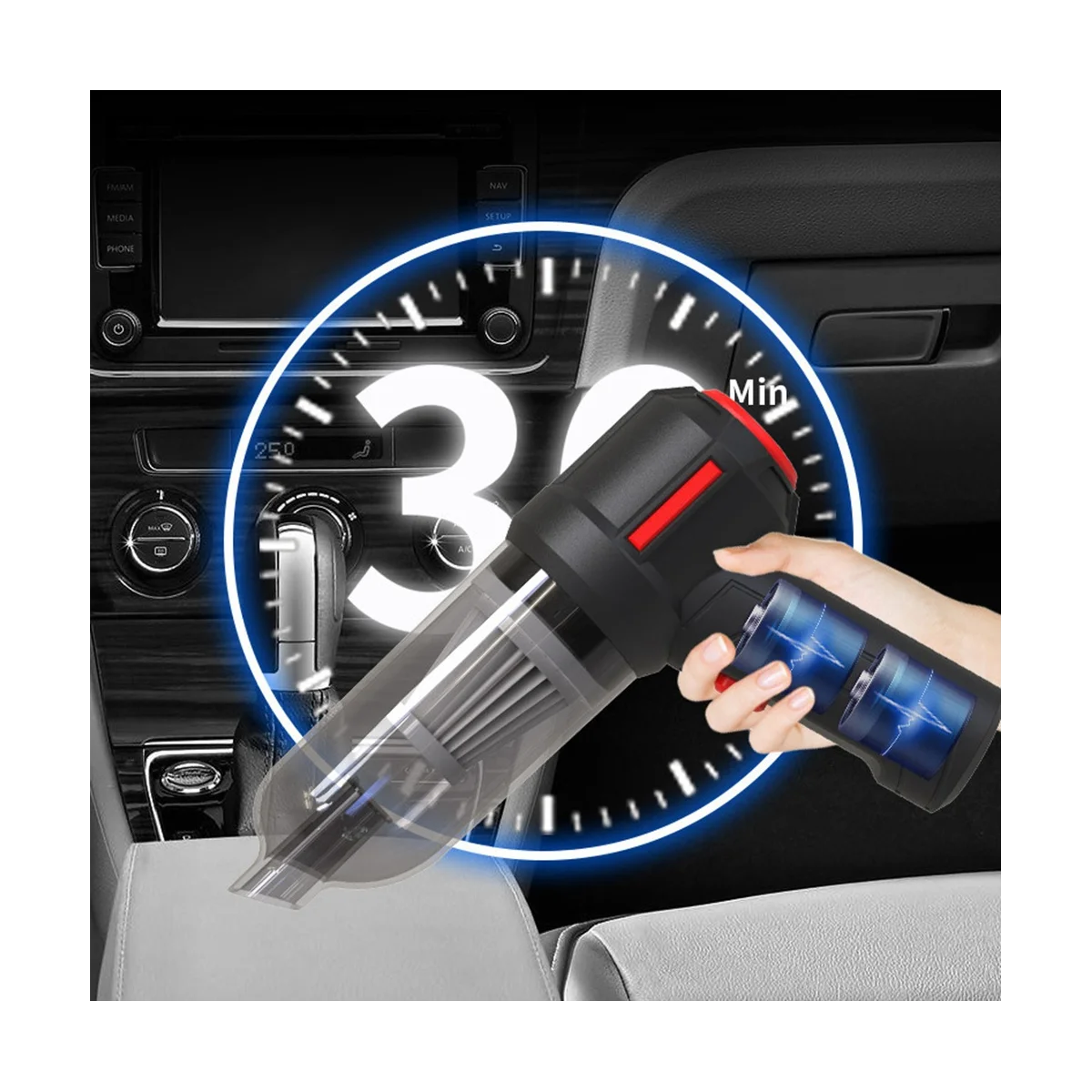 Cordless handheld vacuum