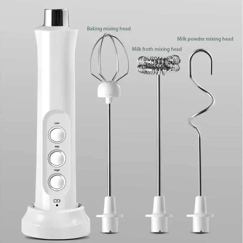 Milk frother whisk detail