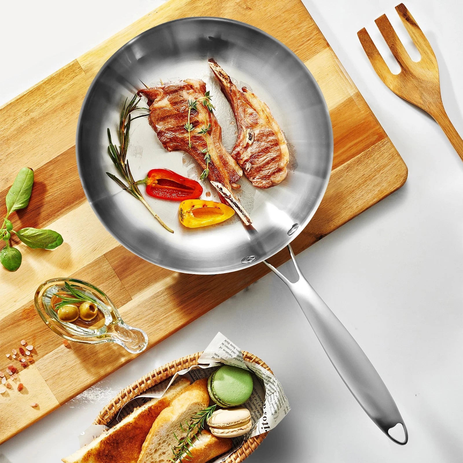 Ceramic pan size options