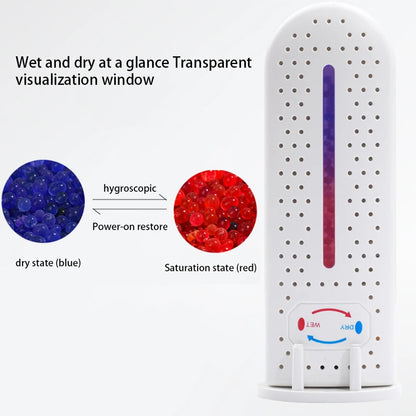 Dehumidifier in closet
