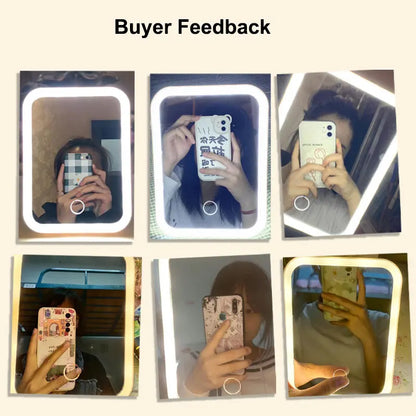 LED mirror mounting options