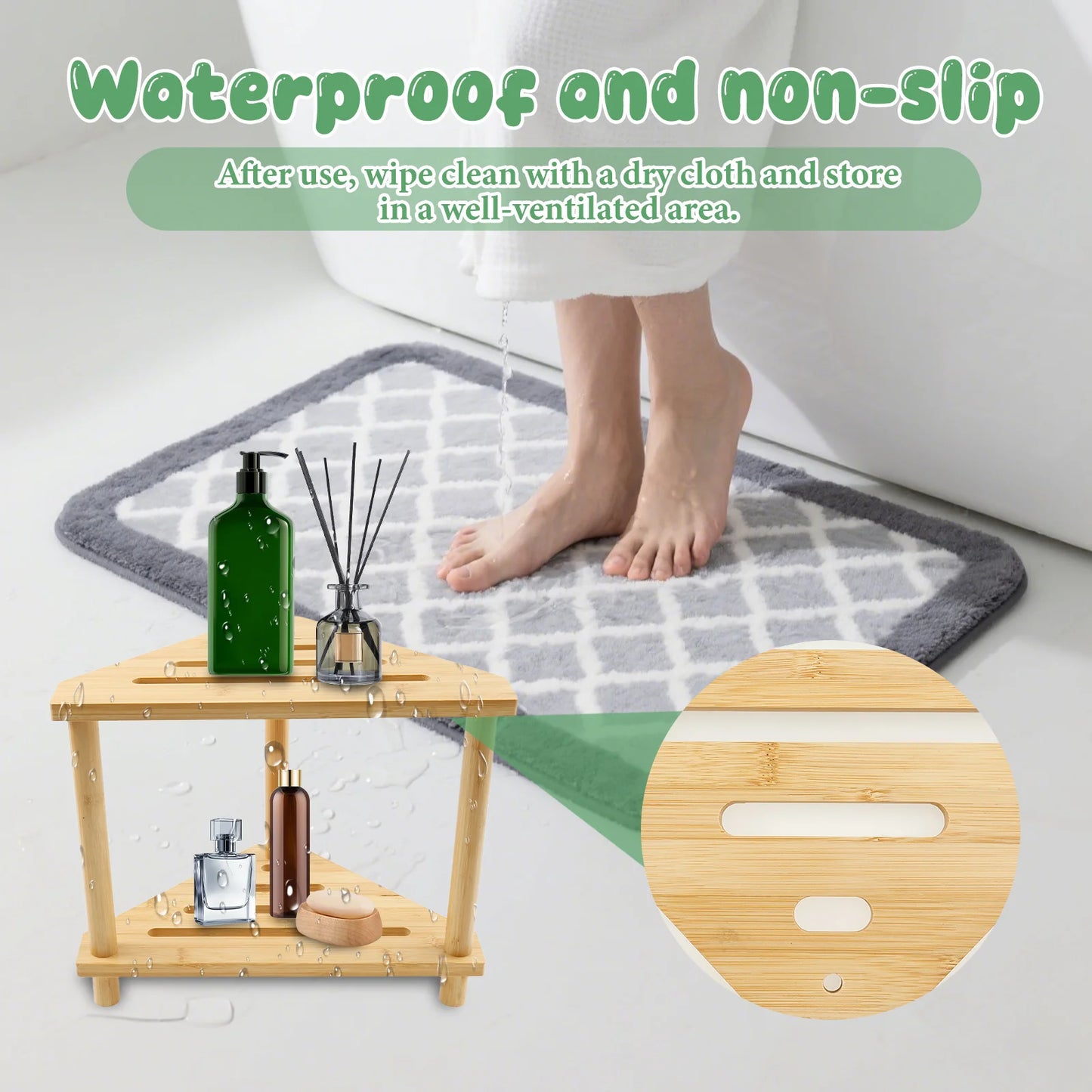 Bamboo shelf dimensions