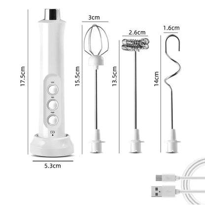 Milk frother compact size