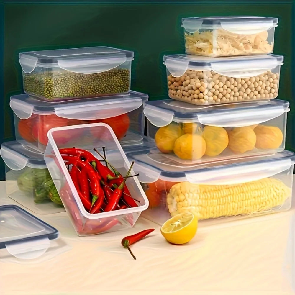 Glass containers nested storage
