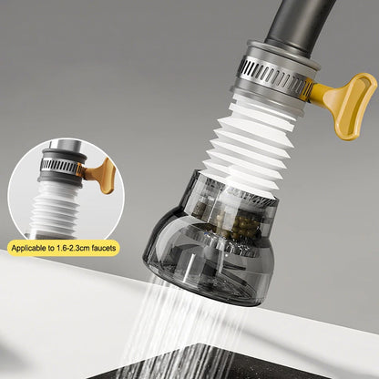 360 degree faucet extender aerator