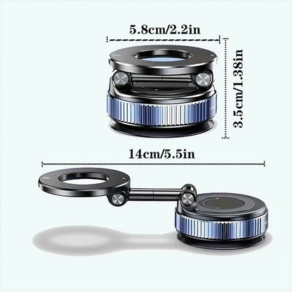 Magnetic mount folded compact