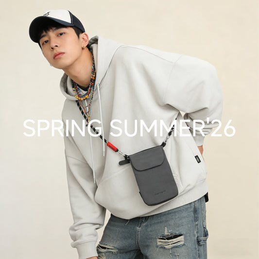 Anti-theft crossbody phone bag front view