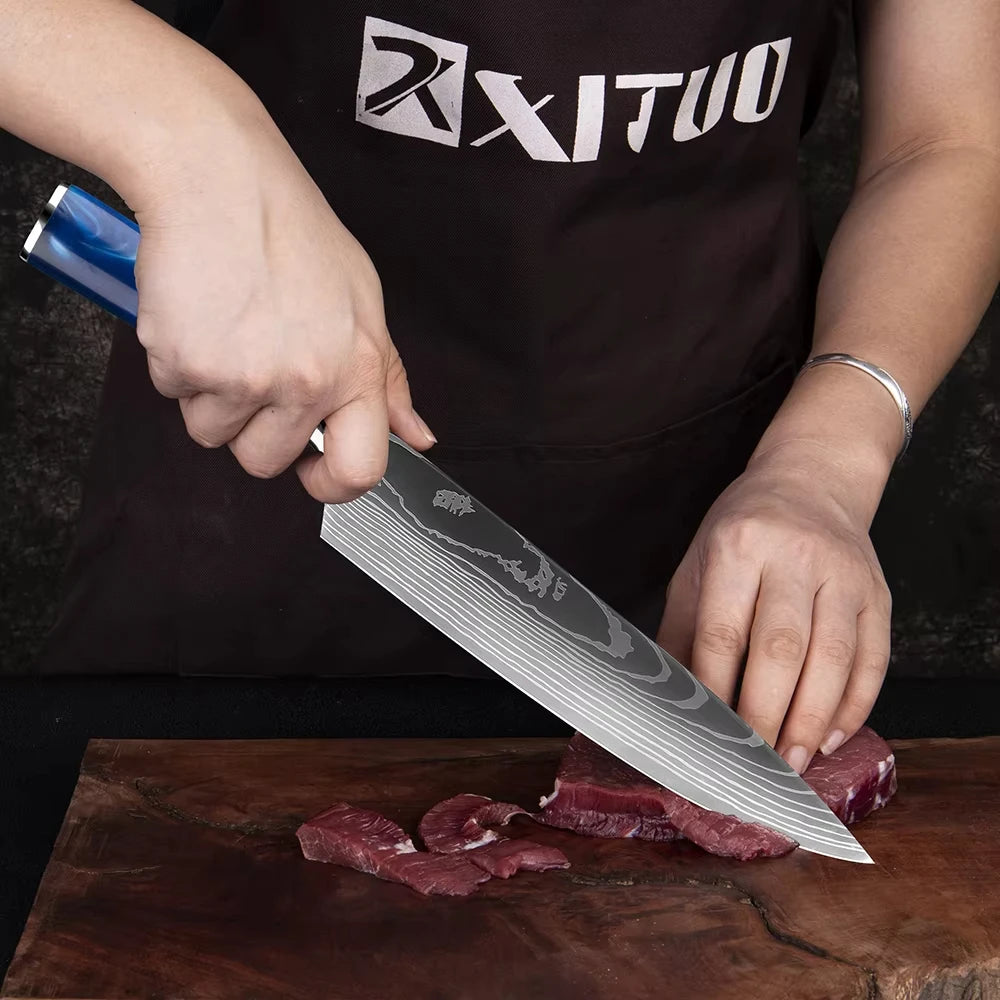 Knife set pieces overview