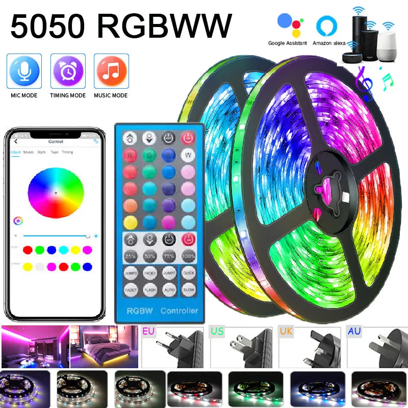 Smart RGB LED strip lights