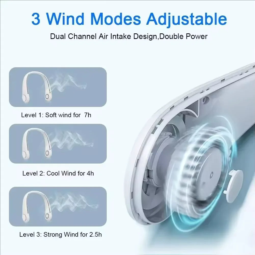 Neck fan speed settings