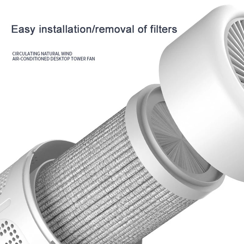 Air purifier in bedroom