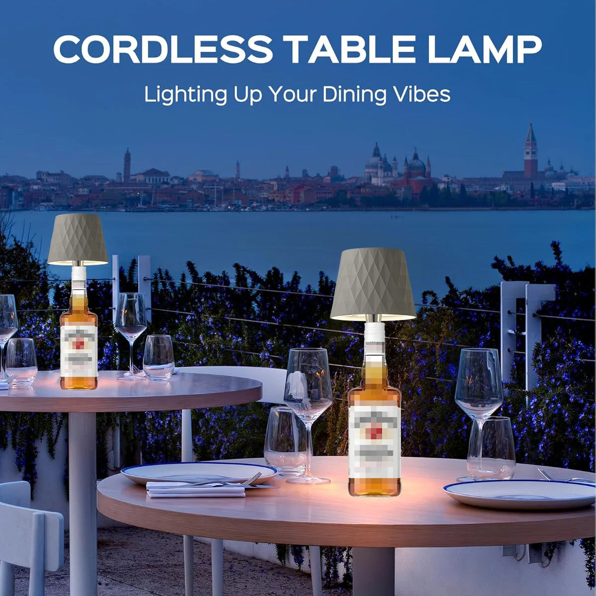Desk lamp charging phone