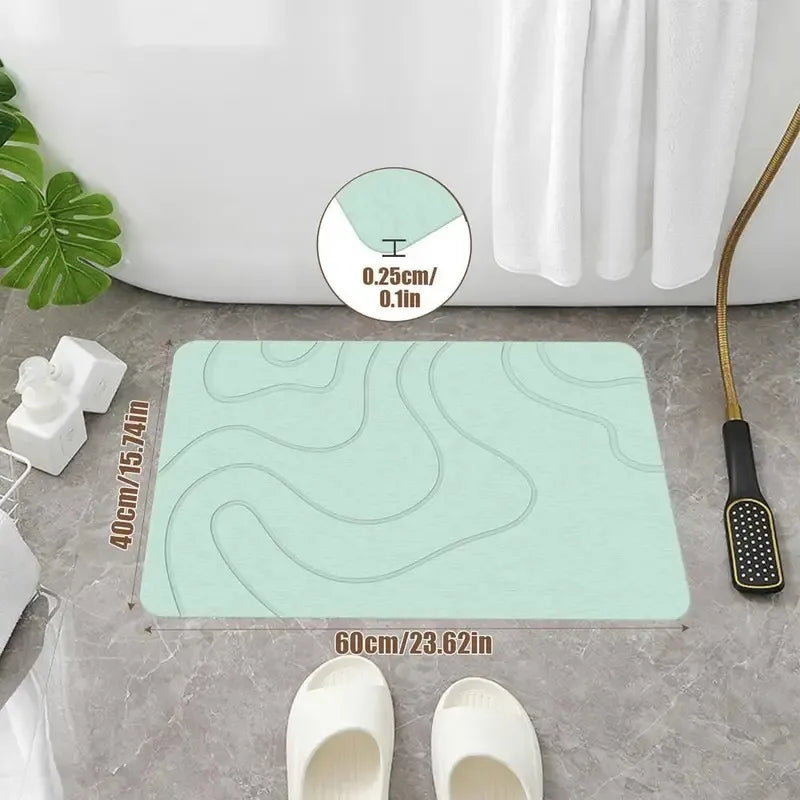 Stone bath mat color options