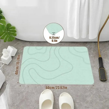 Stone bath mat color options
