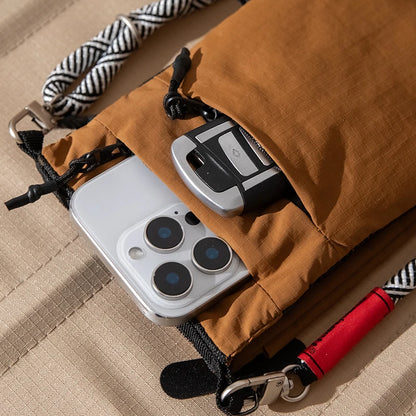 Anti-theft crossbody bag size and capacity
