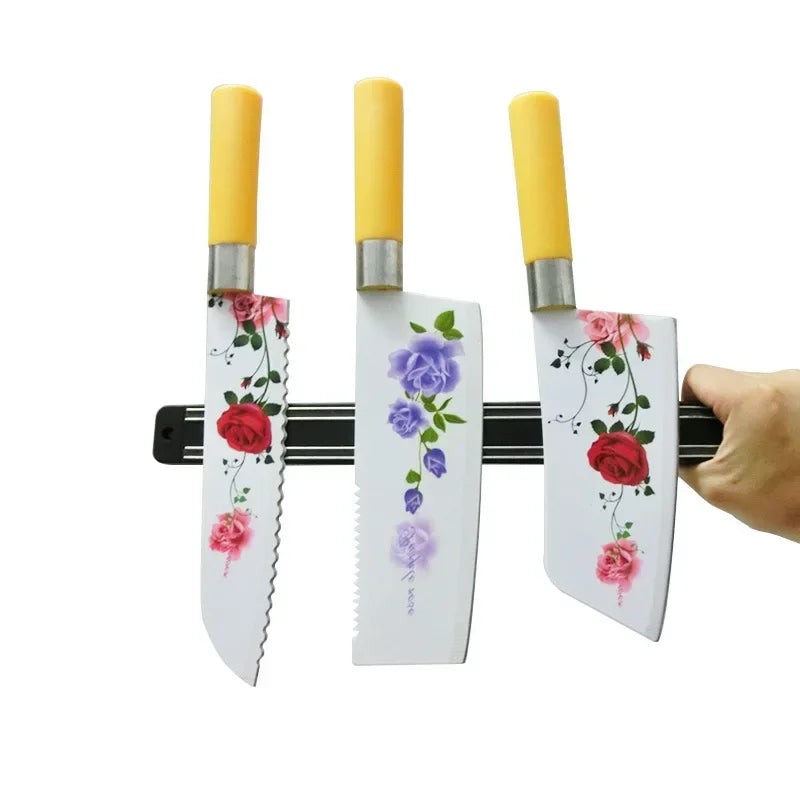 Magnetic knife strip finish options