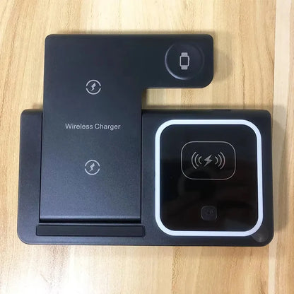3-in-1 wireless charging station package contents