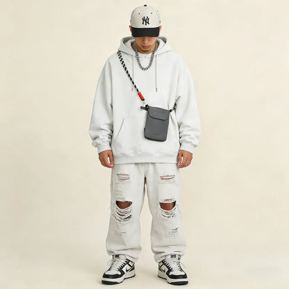 Anti-theft crossbody bag interior compartments