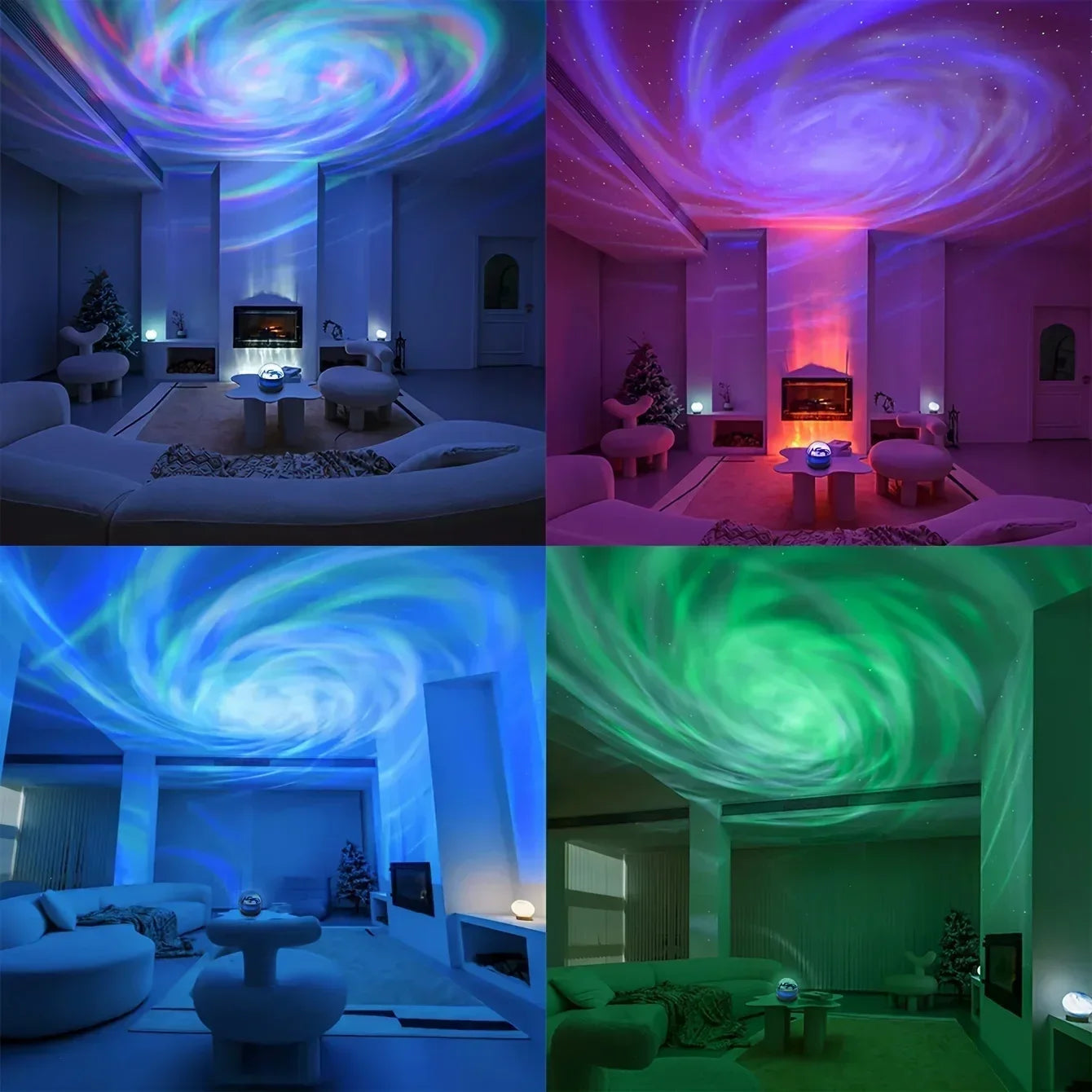 Sunset lamp rotating head