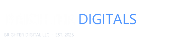 Brighter Digitals logo (white, for dark header)